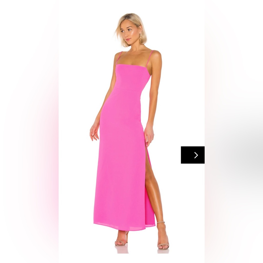 superdown Addison Maxi Dress in Pink Size Small